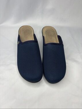 Fly Flot Anatomic Lightweight Knit Navy Blue Mesh Clogs W  Shoes S 39 US 8.5